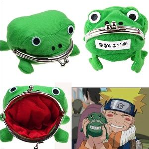 Naruto Green Frog Coin Bag Anime Manga